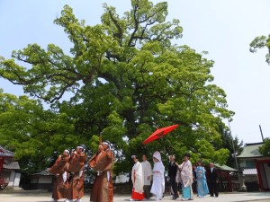 挙式へと進む「参進」