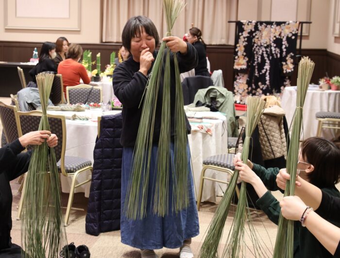 七島藺　しめ飾り