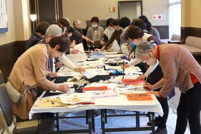 筆文字カレンダー